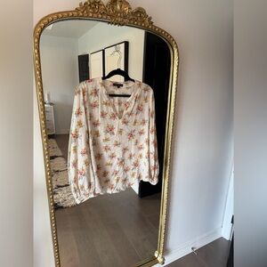 Floral Print Blouse - White